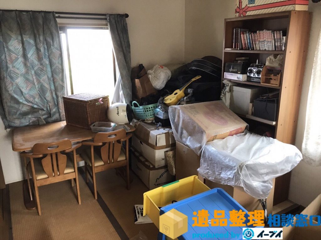 2017年9月22日兵庫県伊丹市で遺品整理のご依頼をいただき片付け作業をしました。写真2