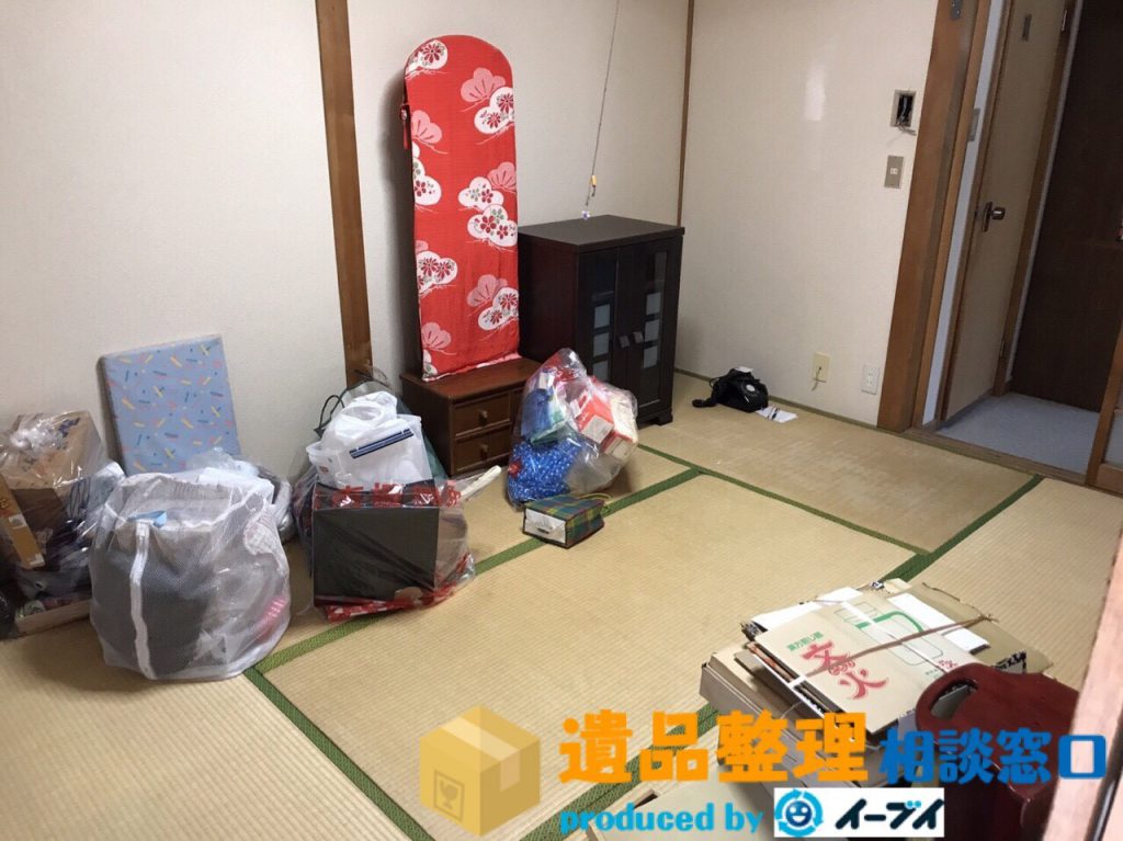 2017年10月20日大阪府箕面市で遺品整理に伴い和室を中心に片付けさせていただきました。写真6