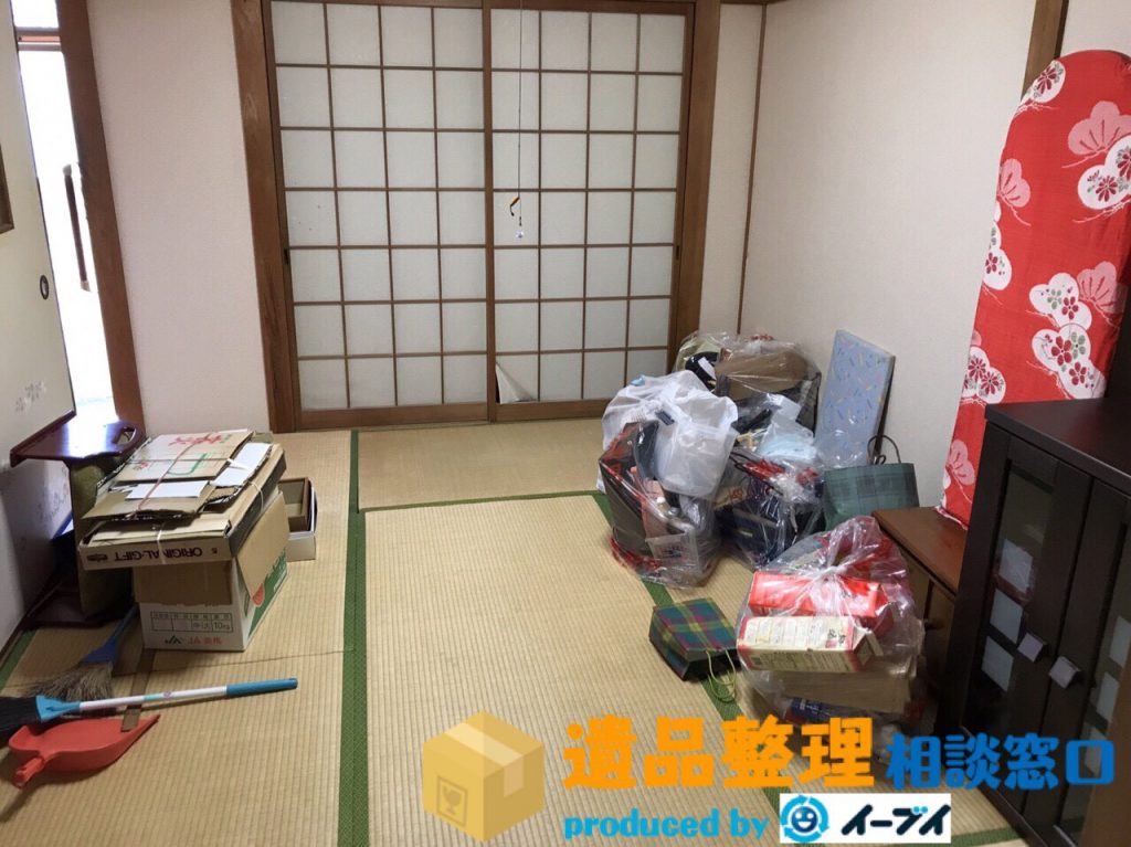 2017年10月20日大阪府箕面市で遺品整理に伴い和室を中心に片付けさせていただきました。写真4