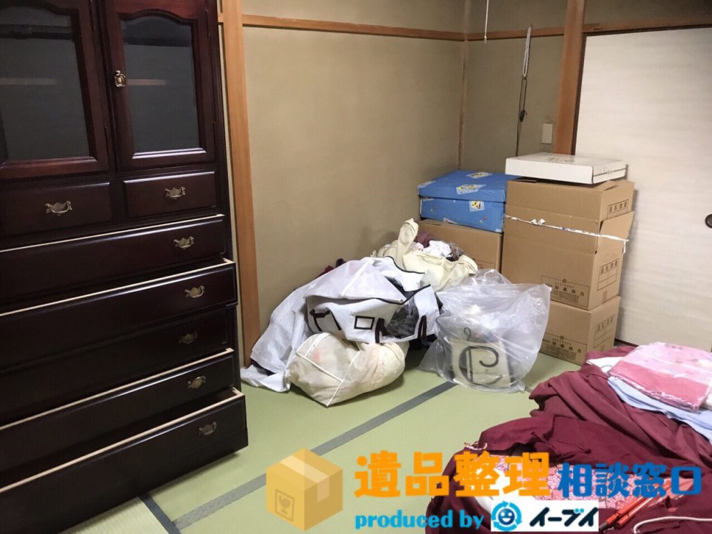 2017年10月16日大阪府寝屋川市で遺品整理に伴い家具処分や遺品の処分をしました。写真4