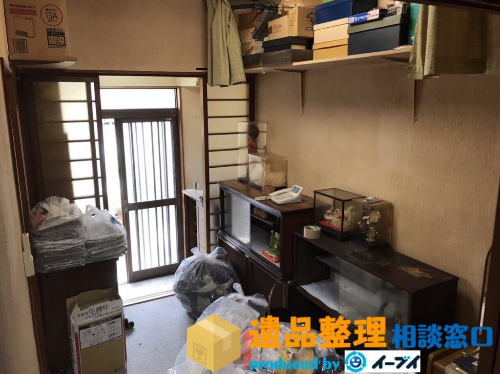 2017年10月25日奈良県奈良市で遺品整理作業に伴い遺品や生活用品を処分しました。写真2