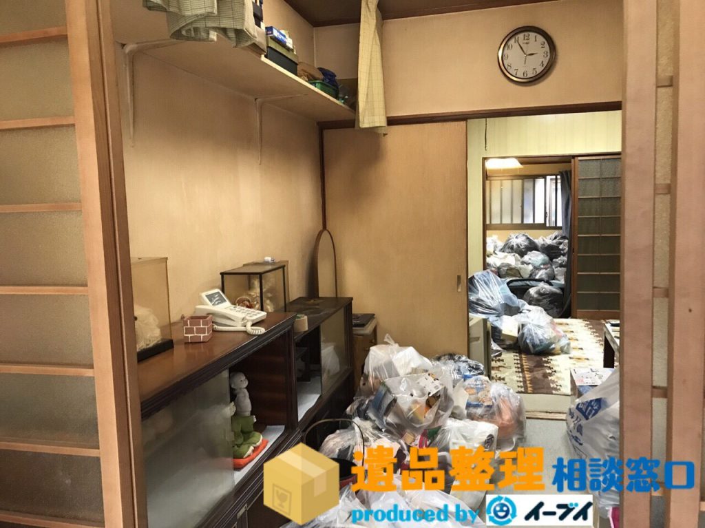 2017年10月25日奈良県奈良市で遺品整理作業に伴い遺品や生活用品を処分しました。写真4