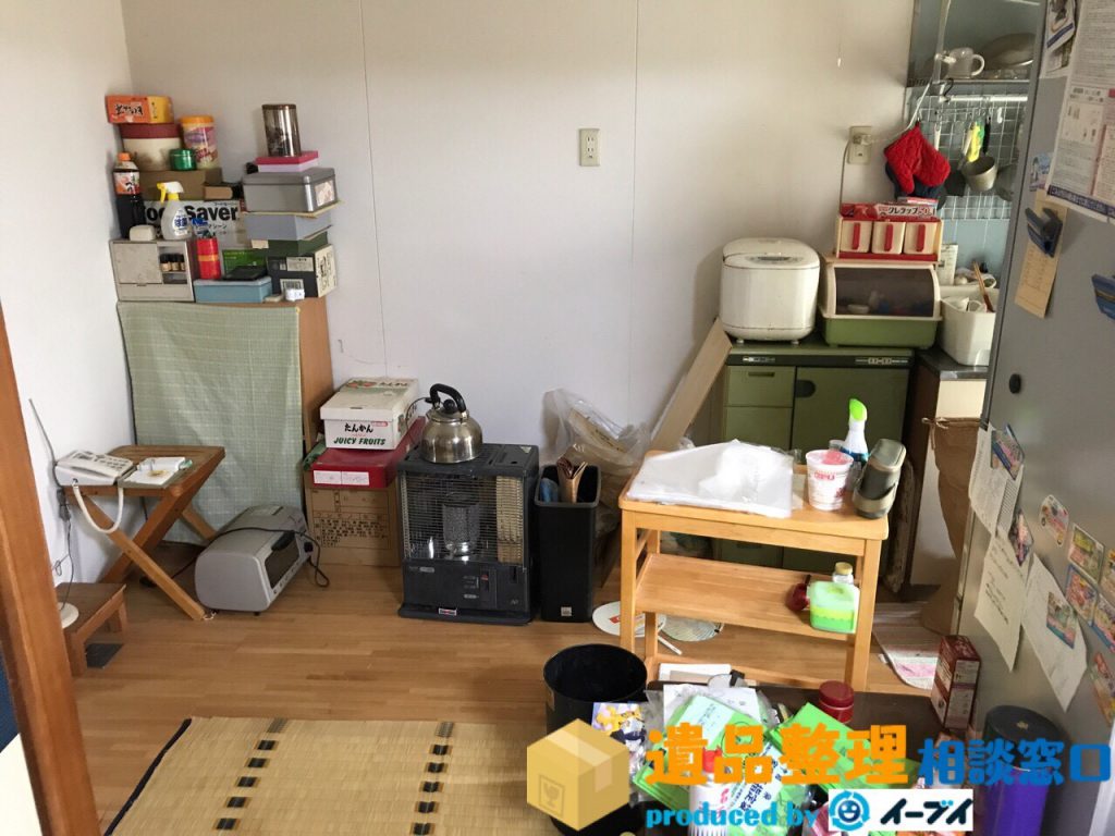 2017年10月7日【台所や食器類の片付け】大阪府大東市で遺品整理の作業をしました。写真6