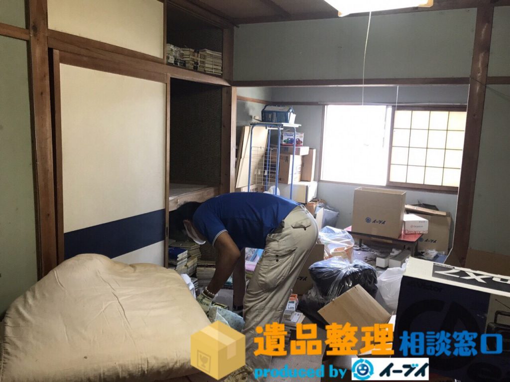 2017年11月12日兵庫県川西市で遺品整理に伴う家具処分や生活用品の片付けをしました。写真1