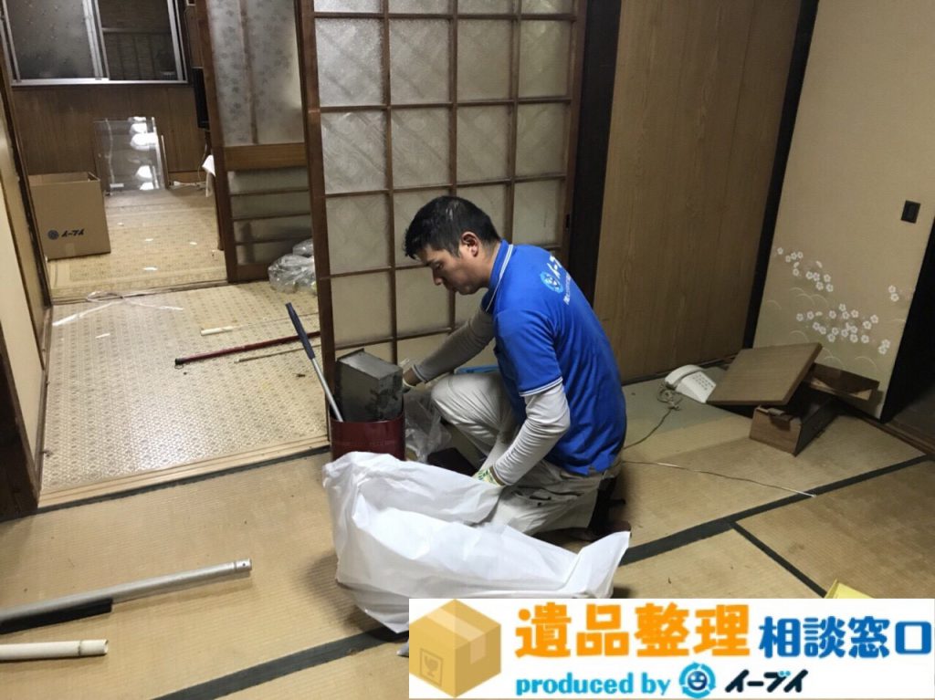 2017年12月4日大阪府柏原市で遺品整理に伴い布団や押し入れの片付け処分をしました。写真2
