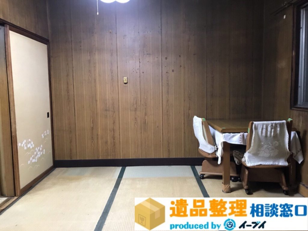 2017年11月18日京都府八幡市で遺品整理に伴い家具や生活用品の処分をしました。写真5
