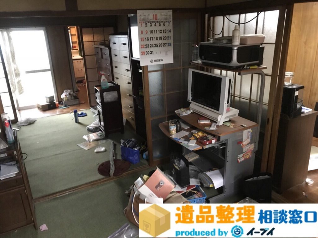 2017年11月19日大阪府摂津市で遺品整理に伴い家具処分や生活用品を片付処分しました。写真4