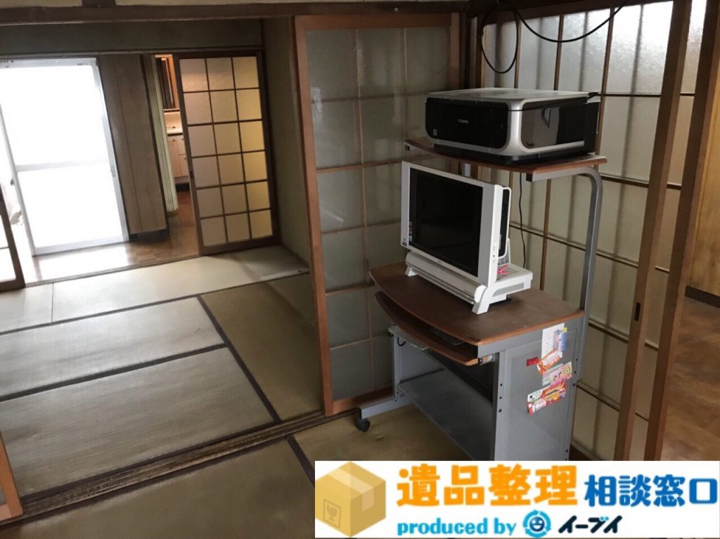 2017年11月19日大阪府摂津市で遺品整理に伴い家具処分や生活用品を片付処分しました。写真3