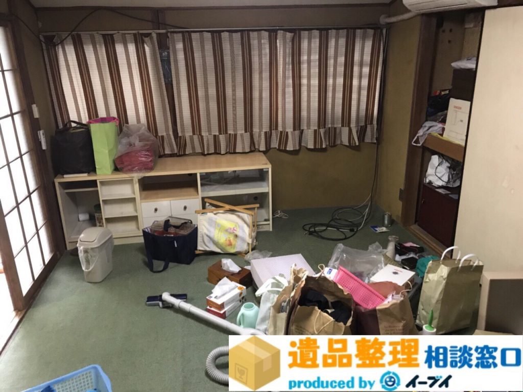 2017年11月19日大阪府摂津市で遺品整理に伴い家具処分や生活用品を片付処分しました。写真2