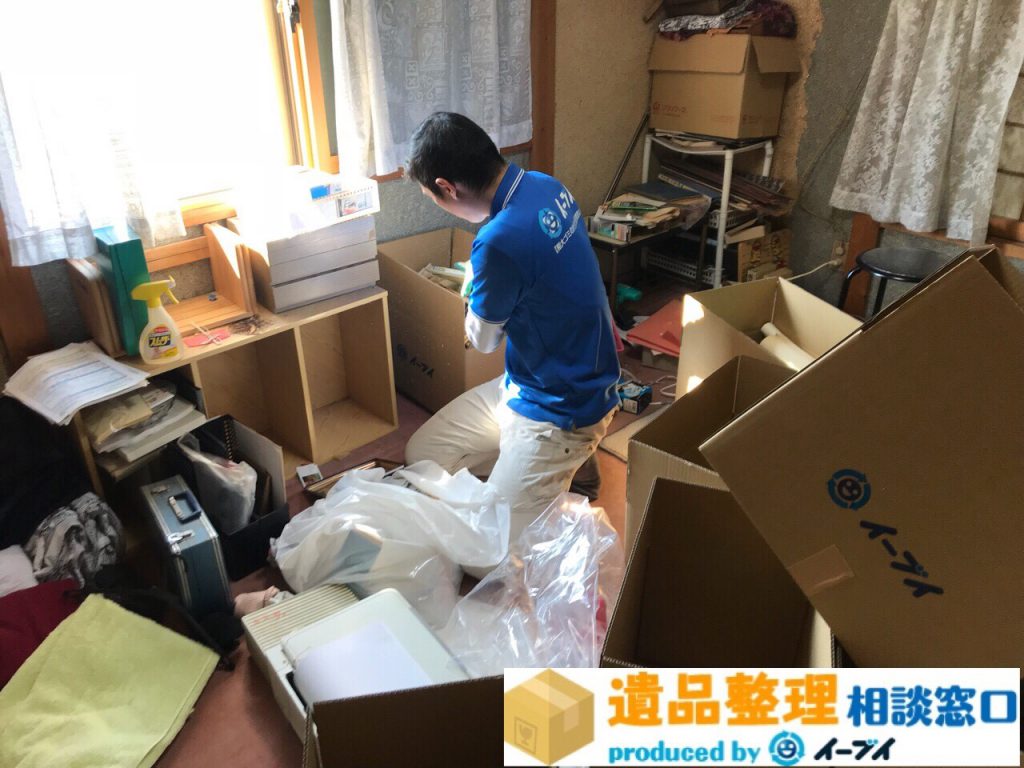 2017年12月1日京都府長岡京市で遺品整理に伴い家具処分をしました。写真1