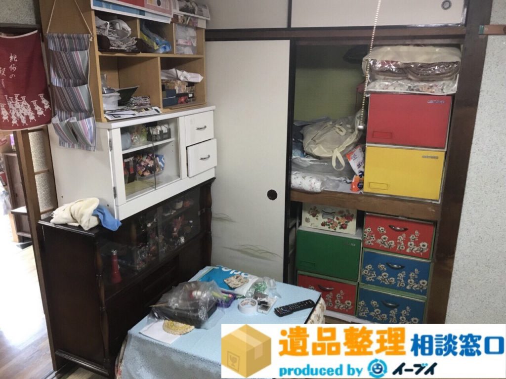 2017年12月26日大阪府泉南市で遺品整理に伴い家具処分をしました。写真2