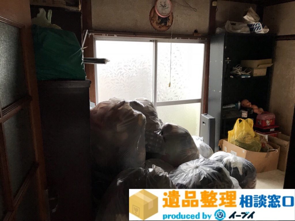 2018年1月4日奈良県五條市で遺品整理の依頼で家具や衣類などの処分。写真5