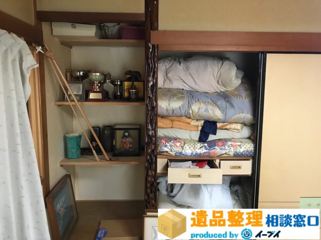 2018年1月1日奈良県橿原市で遺品整理作業に伴い生活用品の処分をしました。写真2