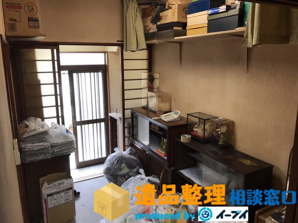 2017年12月22日 大阪府豊中市で遺品整理に伴い家具道具の処分をしました。写真4