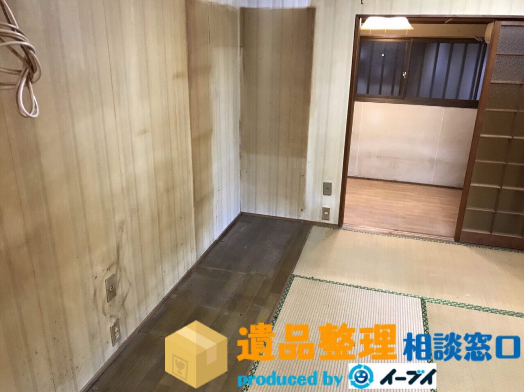 2017年12月22日 大阪府豊中市で遺品整理に伴い家具道具の処分をしました。写真1