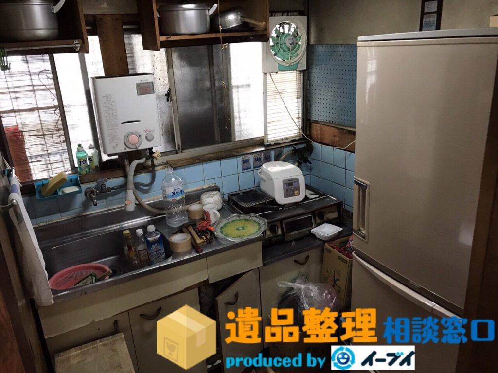 2017年12月20日奈良県香芝市で遺品整理に伴い台所の片付け処分をしました。写真3
