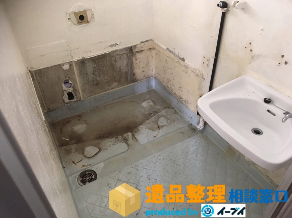 2018年1月19日大阪府高槻市で遺品整理作業後に風呂釜の取り外しや給湯器の処分をしました。写真5