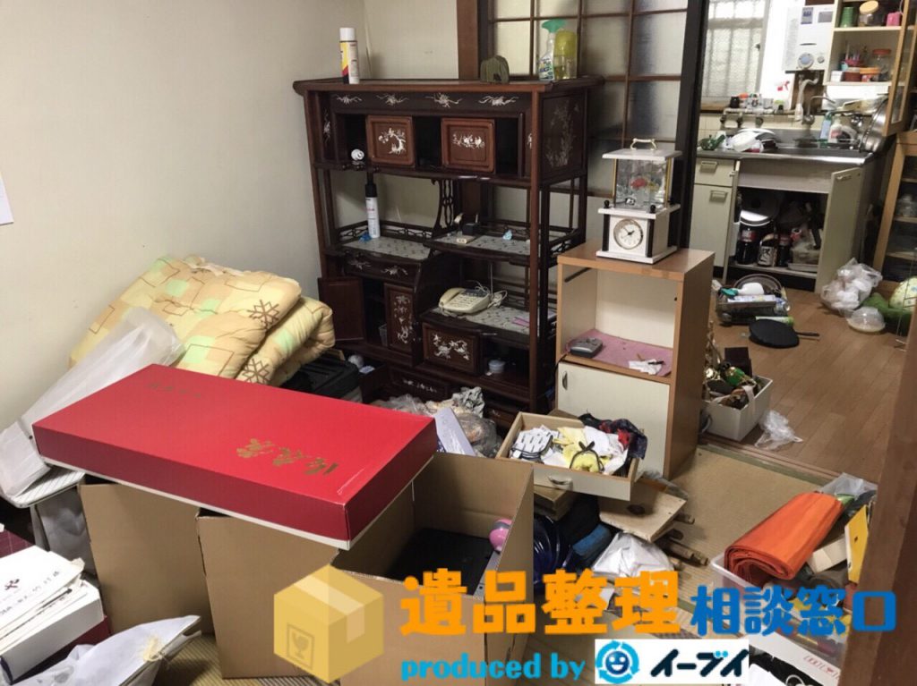 2018年2月6日大阪府箕面市で遺品整理の依頼で部屋の家財処分をしました。写真2