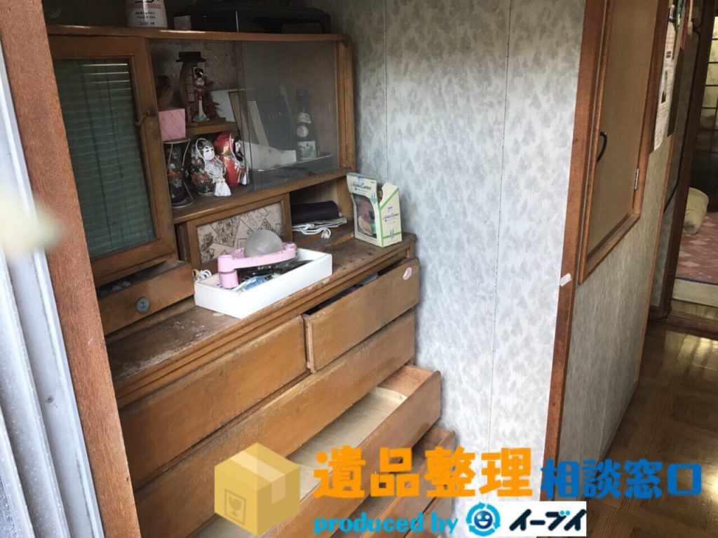 2018年2月18日兵庫県伊丹市で家具処分やタンスの中身の片付けで遺品整理を利用していただきました。写真4