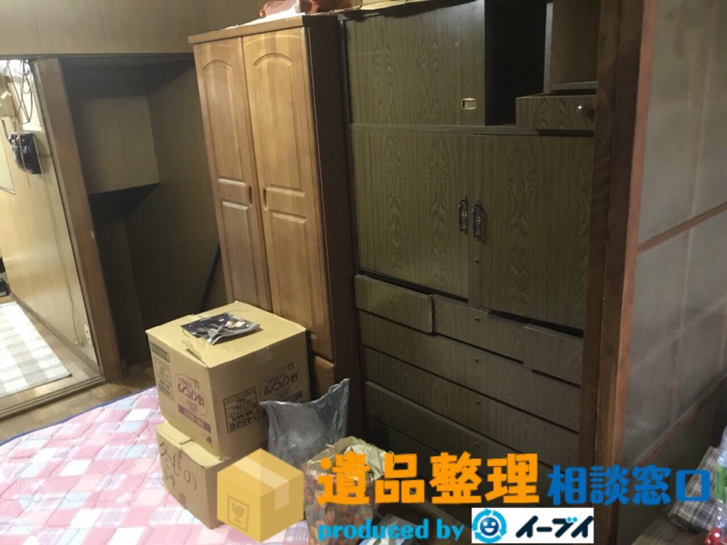 2018年2月18日兵庫県伊丹市で家具処分やタンスの中身の片付けで遺品整理を利用していただきました。写真2