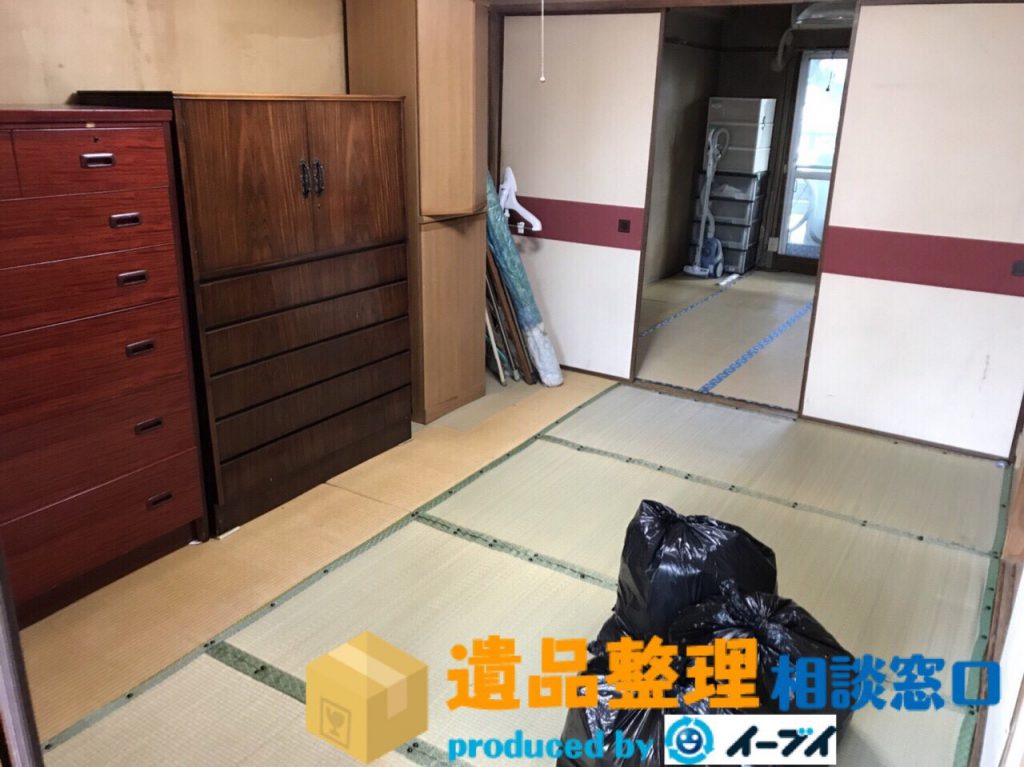2018年2月11日奈良県生駒市で遺品整理の作業で押し入れの中身や家具処分をしました。写真7