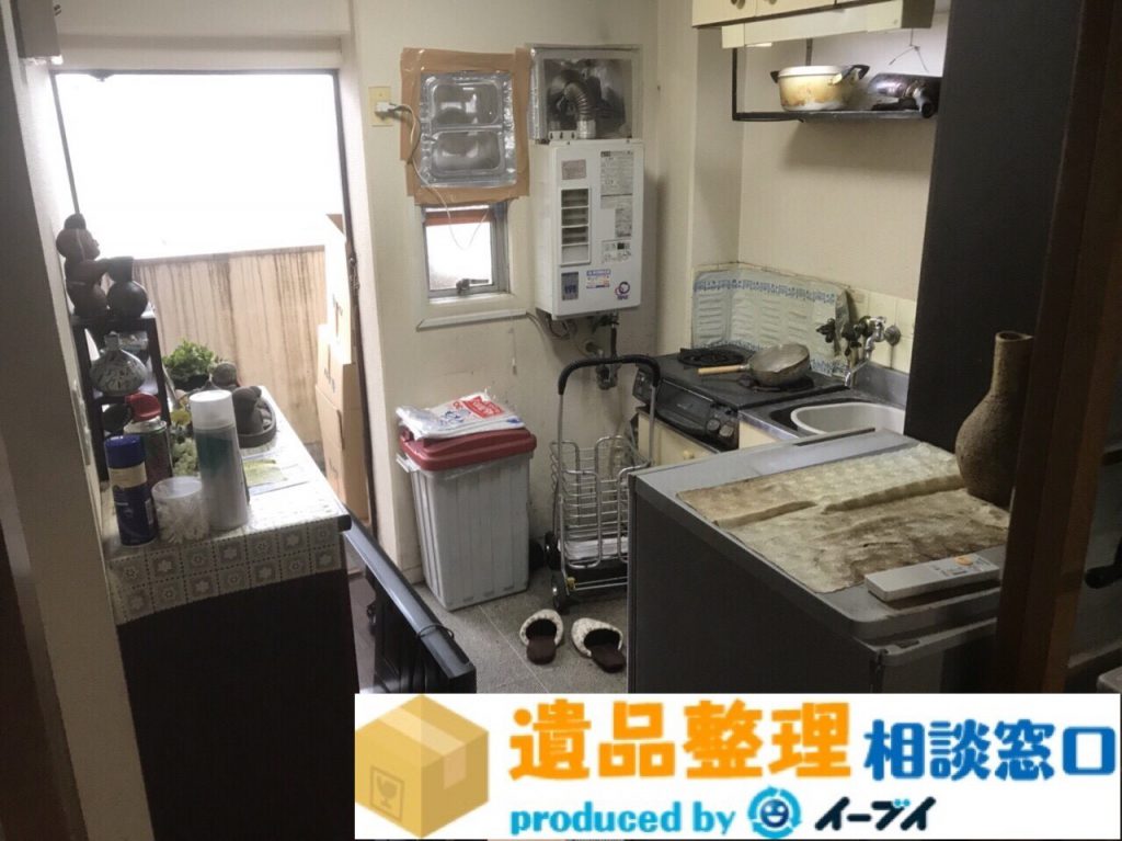 2018年2月27日大阪府貝塚市で遺品整理に伴う台所の片付けや家具処分をしました。写真5
