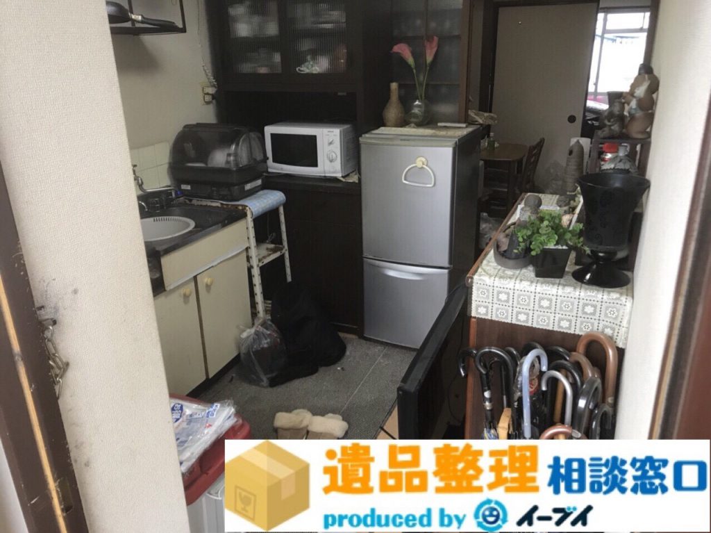 2018年2月27日大阪府貝塚市で遺品整理に伴う台所の片付けや家具処分をしました。写真3