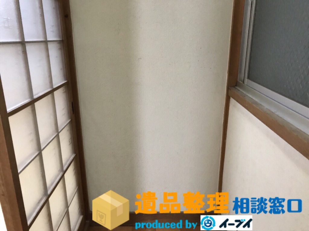 2018年5月1日兵庫県神戸市で遺品整理の作業で部屋の片付けや家具処分をしました。写真3