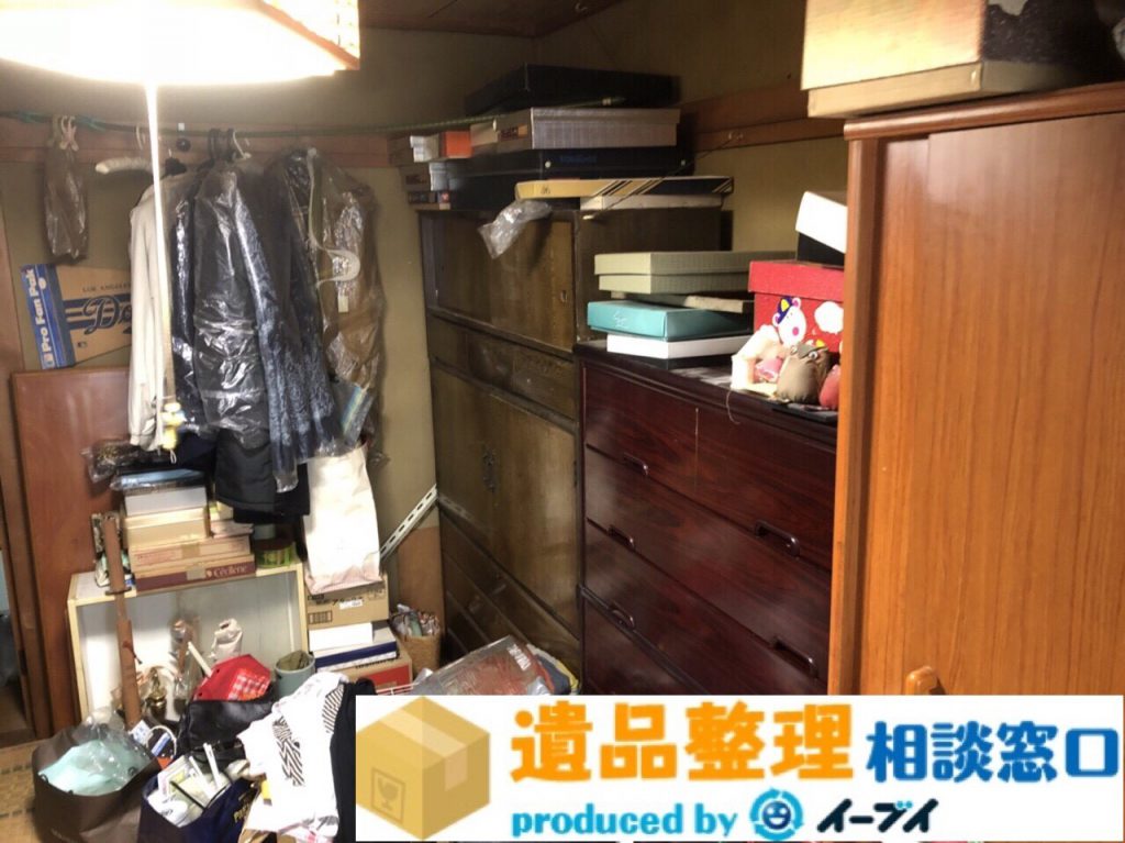 2018年5月6日大阪府富田林市で遺品整理に伴い和室の遺品の片付けをしました。写真4