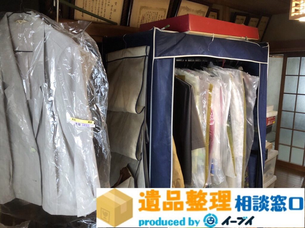 2018年4月18日大阪府泉大津市で遺品整理に伴い押し入れの布団や衣類の処分をしました。写真4
