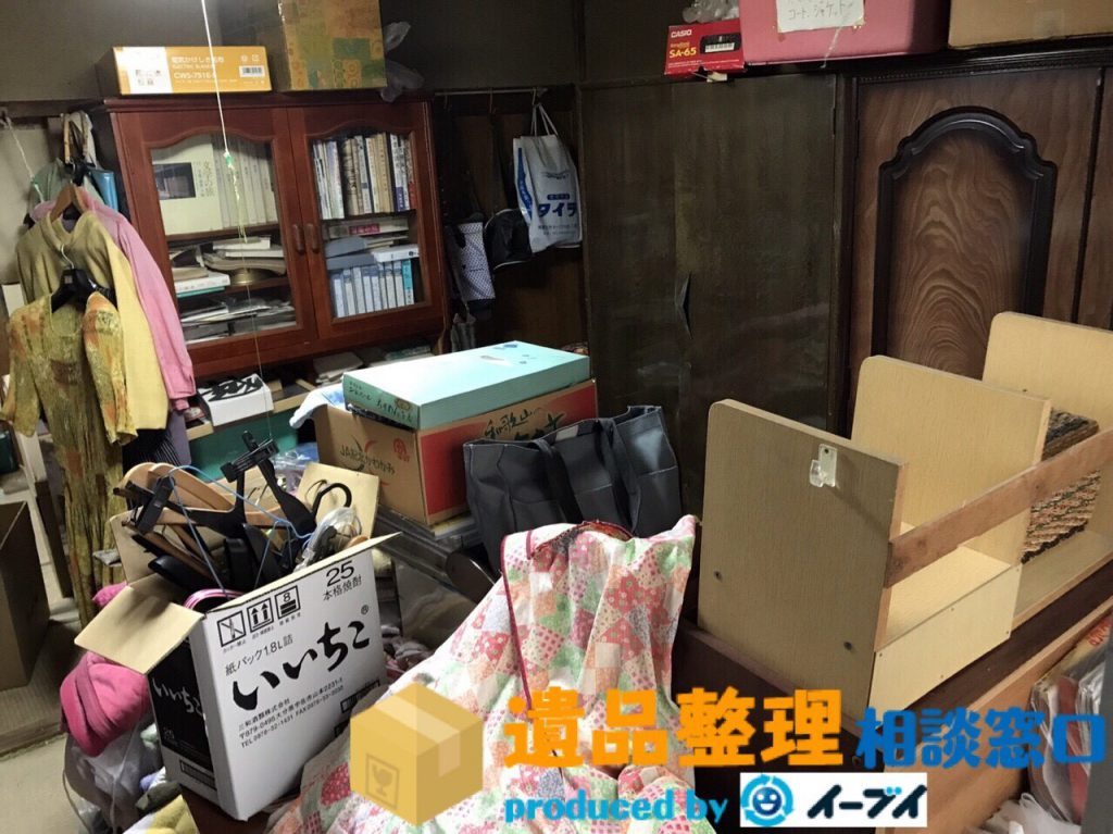 2018年5月12日兵庫県神戸市で遺品整理の作業で部屋の片付けや家具処分をしました。写真2