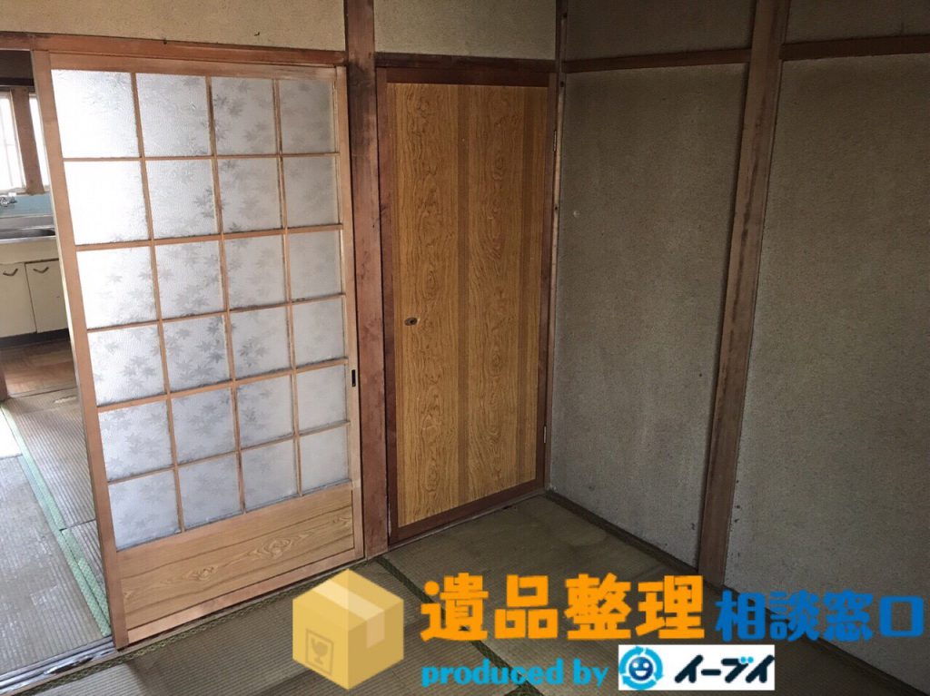 2018年5月12日兵庫県神戸市で遺品整理の作業で部屋の片付けや家具処分をしました。写真1