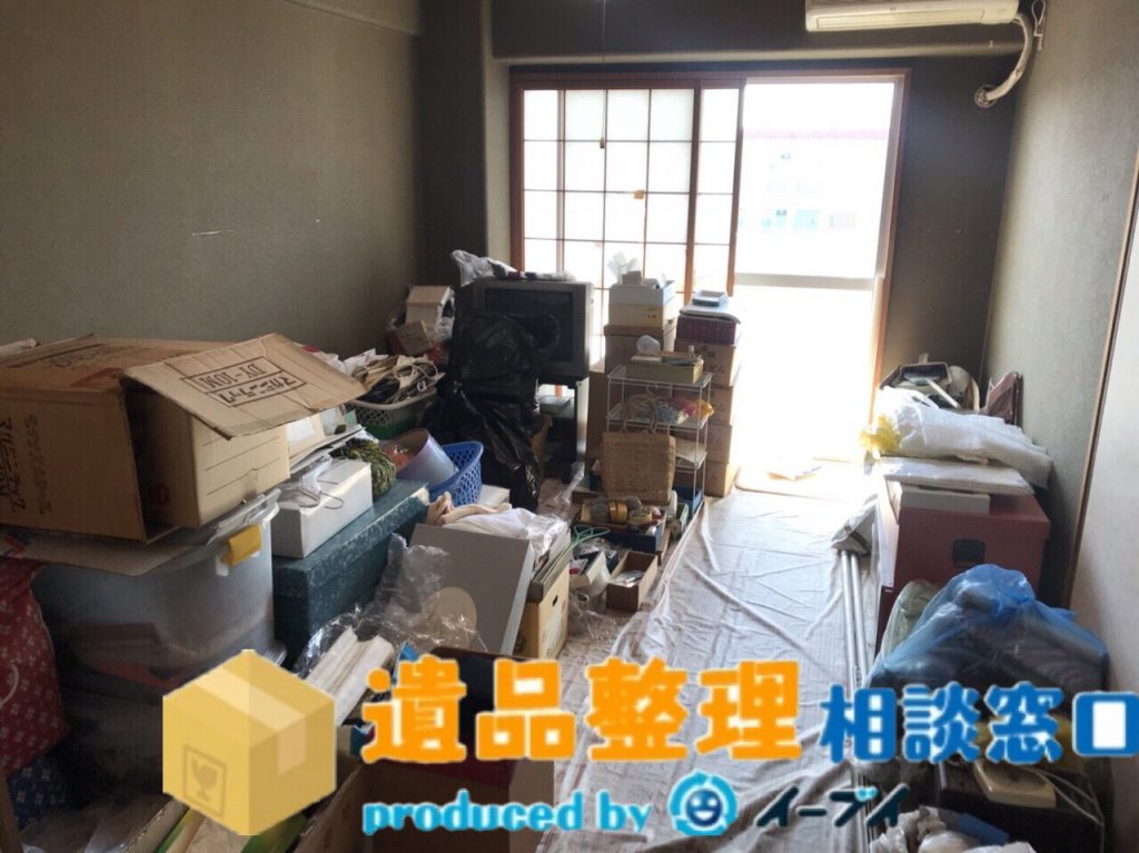 2018年6月3日兵庫県川西市で遺品整理に伴う家財の処分や仕分けの様子。写真5