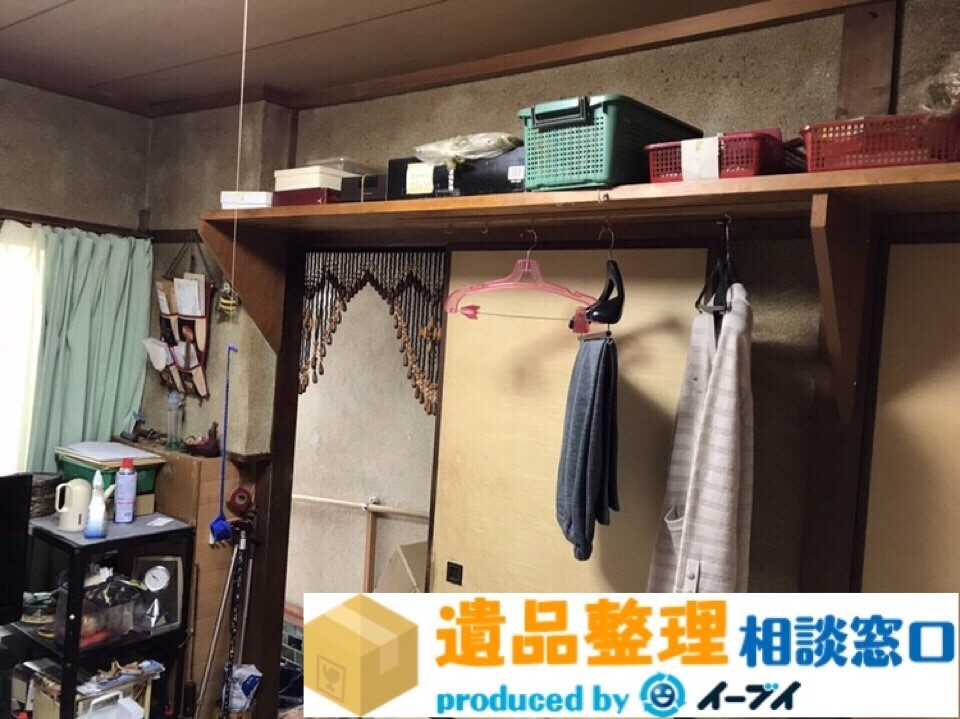 2018年6月30日大阪府高槻市で仏壇や衣類など遺品整理で処分しました。写真2