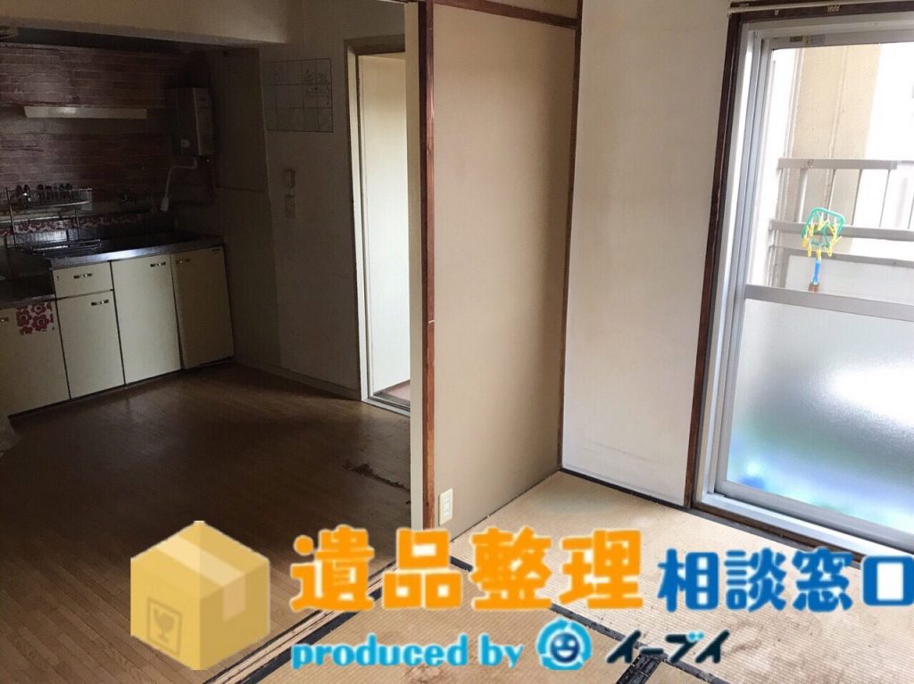 2018年6月18日大阪府枚方市で家財道具の処分で遺品整理のご依頼を頂きました。写真1