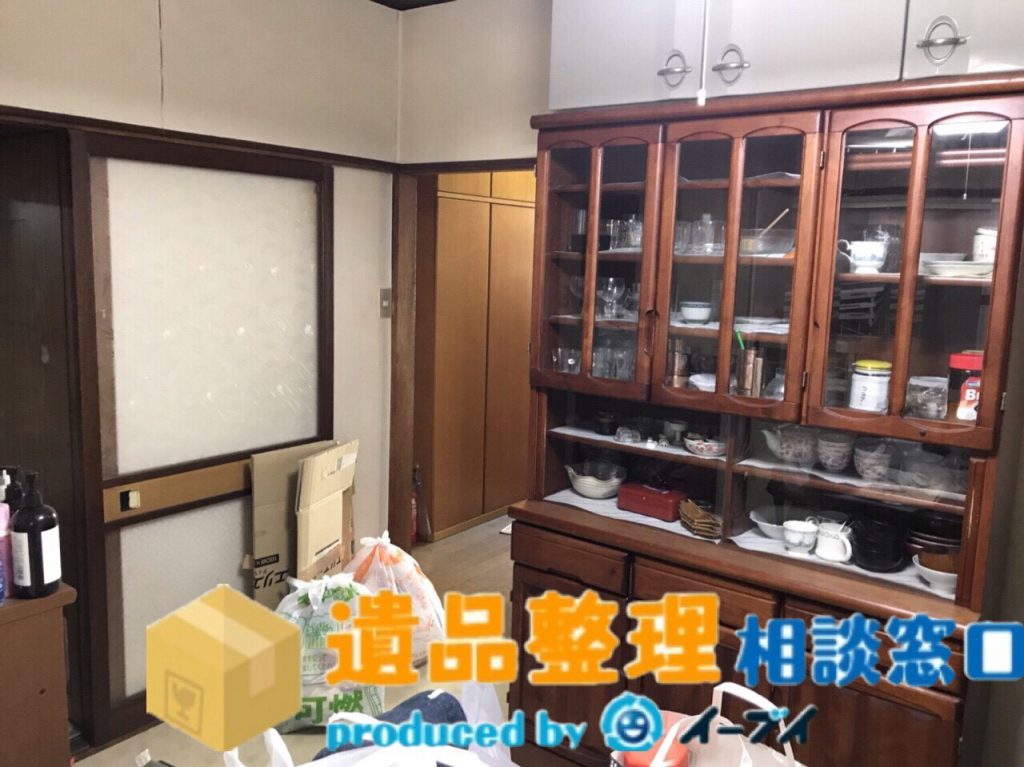 2018年6月11日兵庫県尼崎市で遺品整理に伴い台所の片付けや食器棚などの処分をさせて頂きました。写真2
