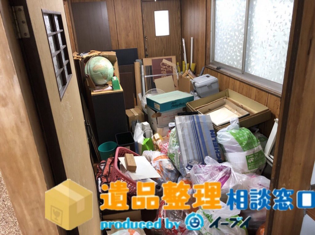 2018年6月29日兵庫県明石市で遺品整理に伴い物置の処分片付けのご依頼を頂きました。写真4