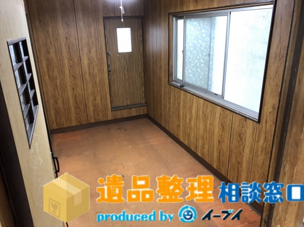 2018年6月29日兵庫県明石市で遺品整理に伴い物置の処分片付けのご依頼を頂きました。写真3