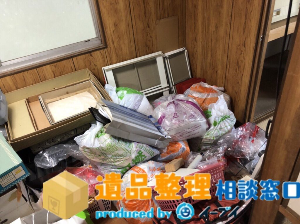 2018年6月29日兵庫県明石市で遺品整理に伴い物置の処分片付けのご依頼を頂きました。写真2