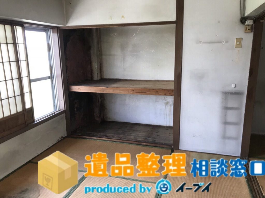 2018年6月12日兵庫県宝塚市で遺品整理に伴い家財道具の処分片付けをさせて頂きました。写真3