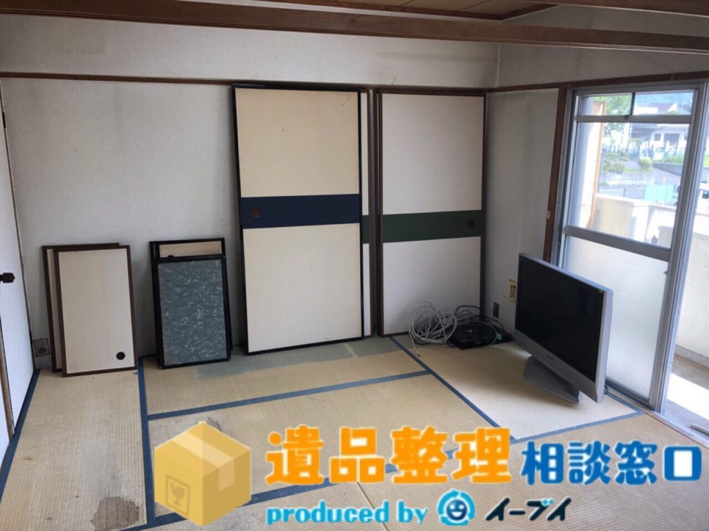2018年6月8日兵庫県伊丹市で遺品整理に伴い婚礼家具や衣類の処仕分け作業をしました。写真3