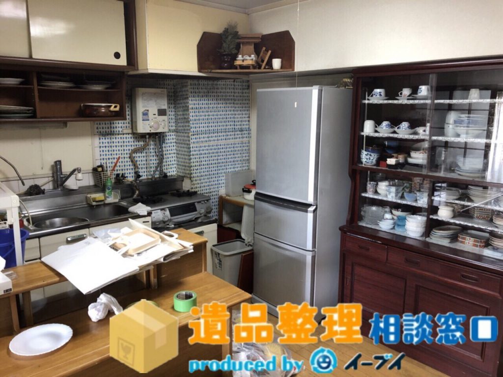 2018年7月2日京都府長岡京市で遺品整理に伴いキッチンの片付けや冷蔵庫の処分をさせて頂きました。写真4
