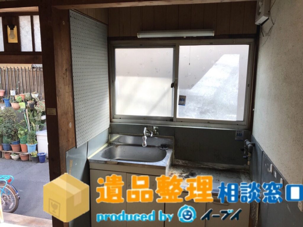 2018年7月15日兵庫県加古川市で遺品整理に伴い台所の片付けや冷蔵庫の処分をしました。写真3
