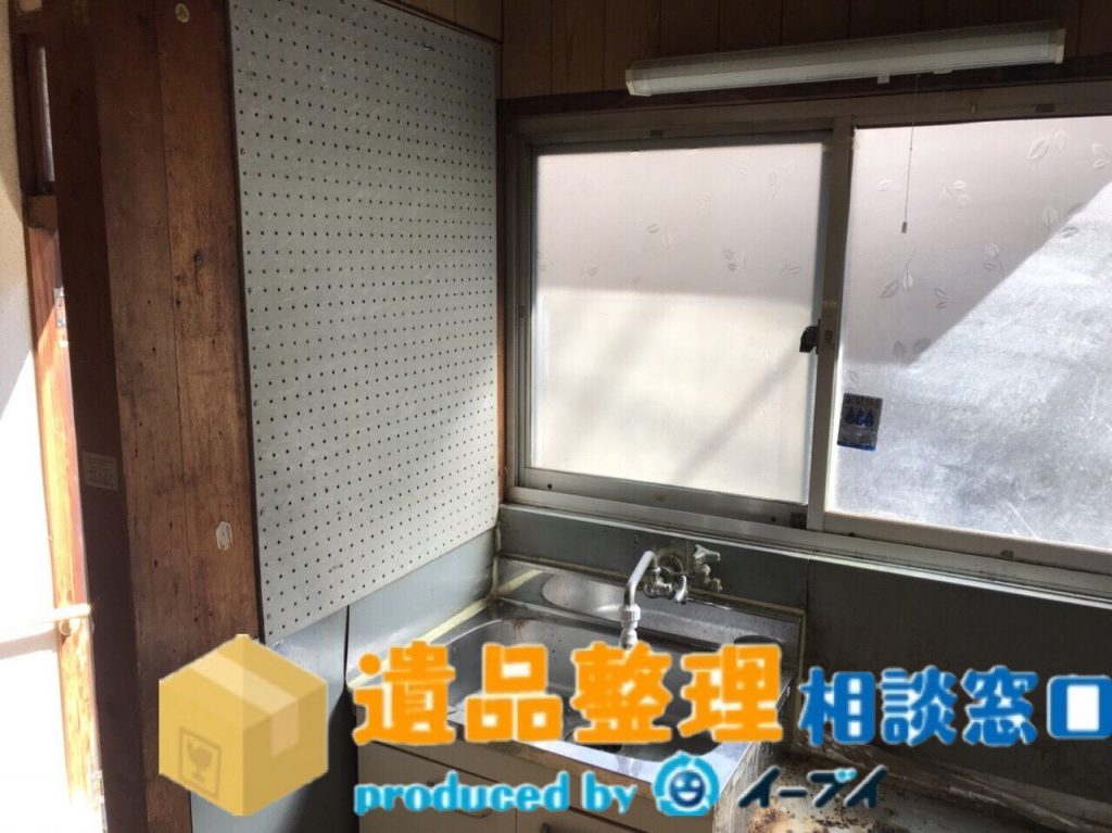 2018年7月15日兵庫県加古川市で遺品整理に伴い台所の片付けや冷蔵庫の処分をしました。写真12月