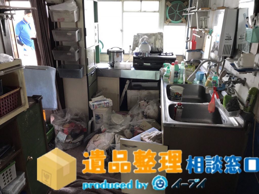 2018年7月24日兵庫県西宮市で遺品整理に伴い台所用品の処分片付けをしました。写真4