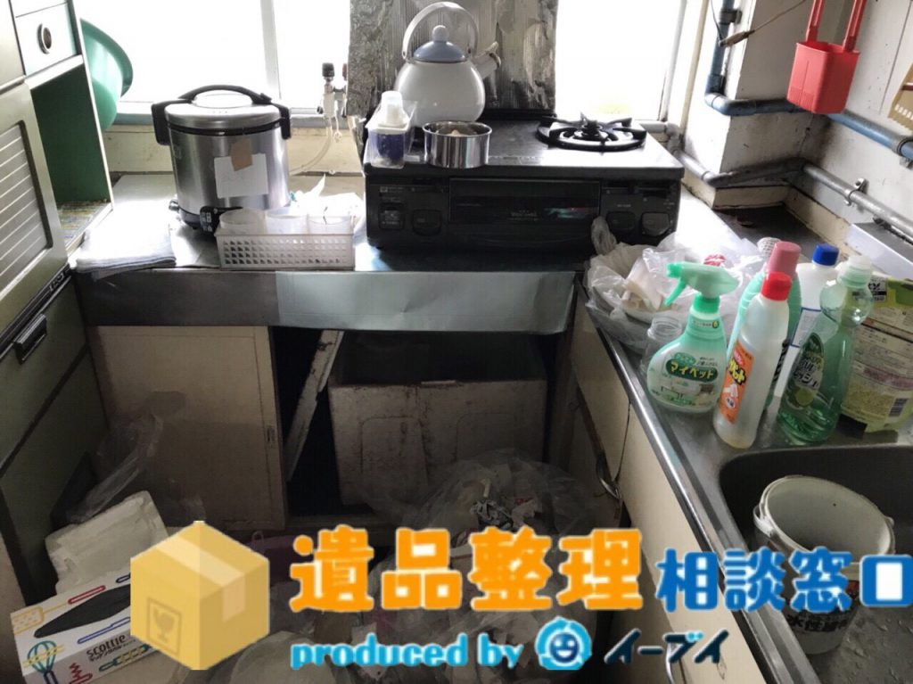 2018年7月24日兵庫県西宮市で遺品整理に伴い台所用品の処分片付けをしました。写真2
