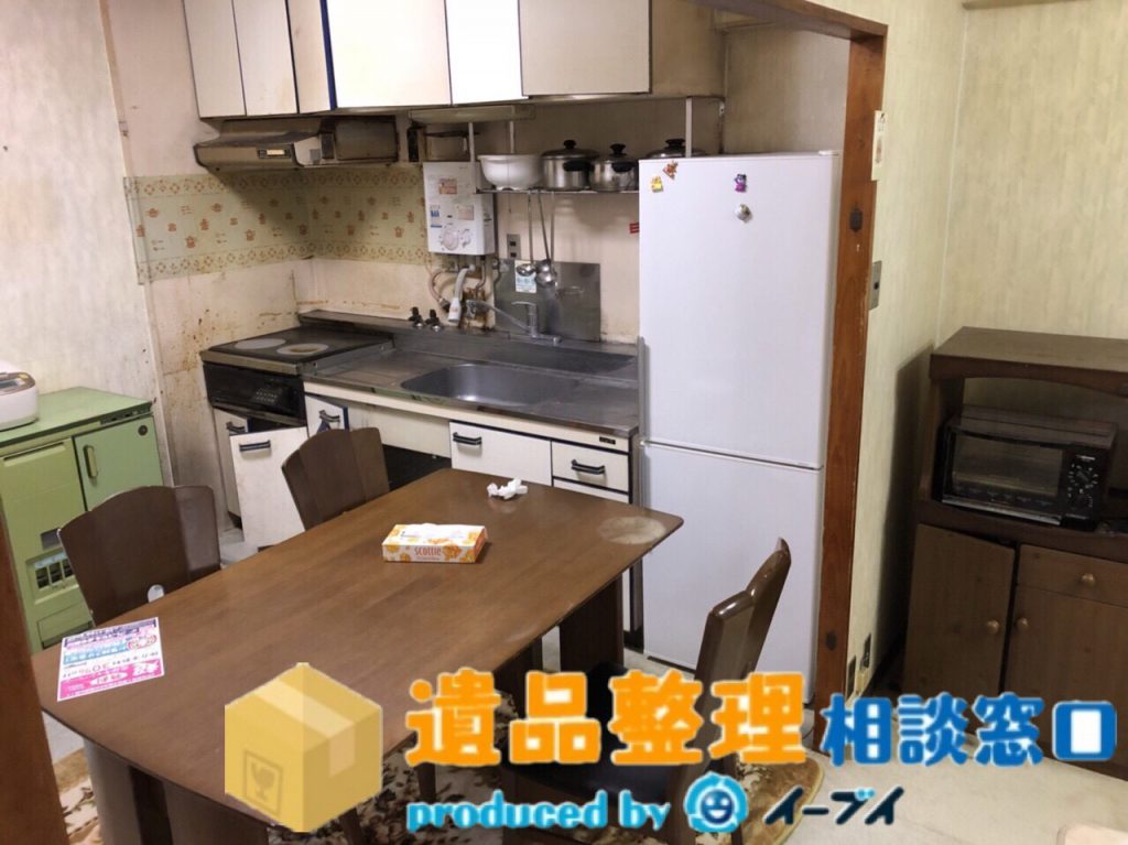 2018年7月20日兵庫県神戸市で遺品整理に伴いマッサージチェアや食器棚などの家財道具の処分をしました。写真2
