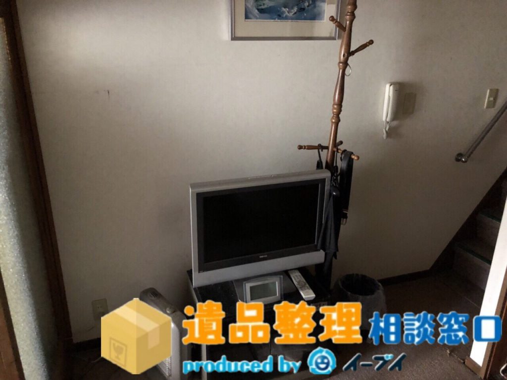 2018年7月11日奈良県香芝市でテレビや家財の処分で遺品整理のご依頼を頂きました。写真2