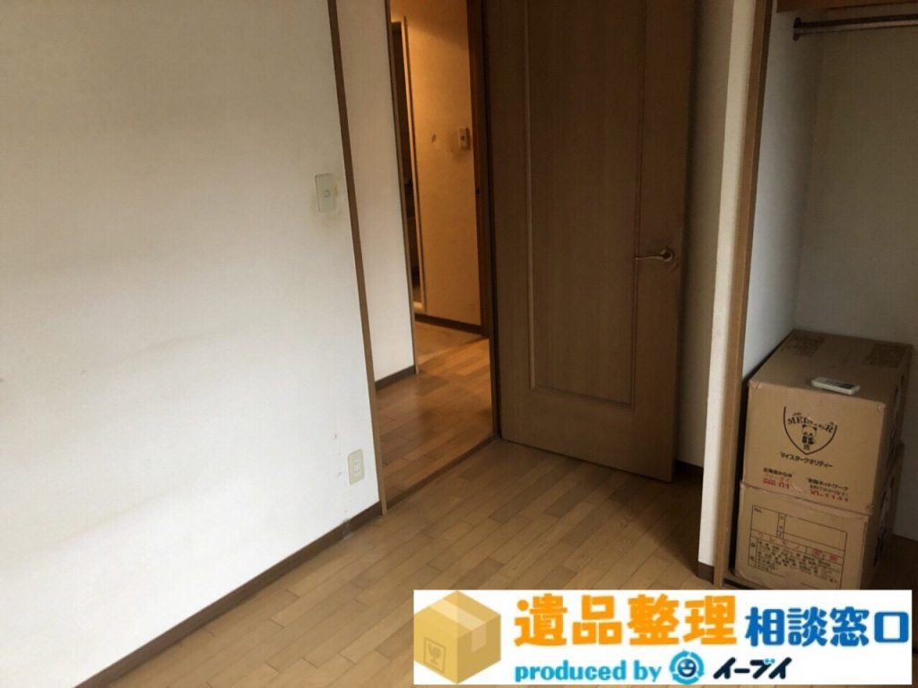 2018年8月8日大阪府池田市で遺品整理作業に伴い子供部屋のベッドなど片付けました。写真1