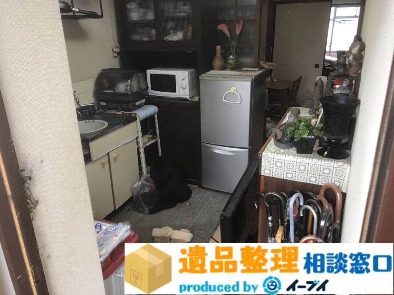 大阪府貝塚市で遺品整理に伴う台所の片付けや家具処分をしました。のアイキャッチ